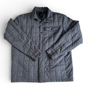 Eddie Bauer Men's Shirt Jacket Gray